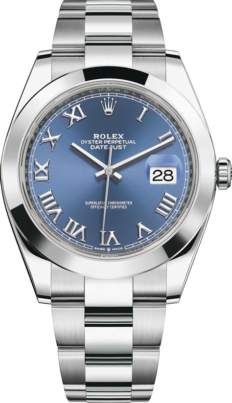 rolex 126300 blue roman|rolex 41mm datejust blue dial.